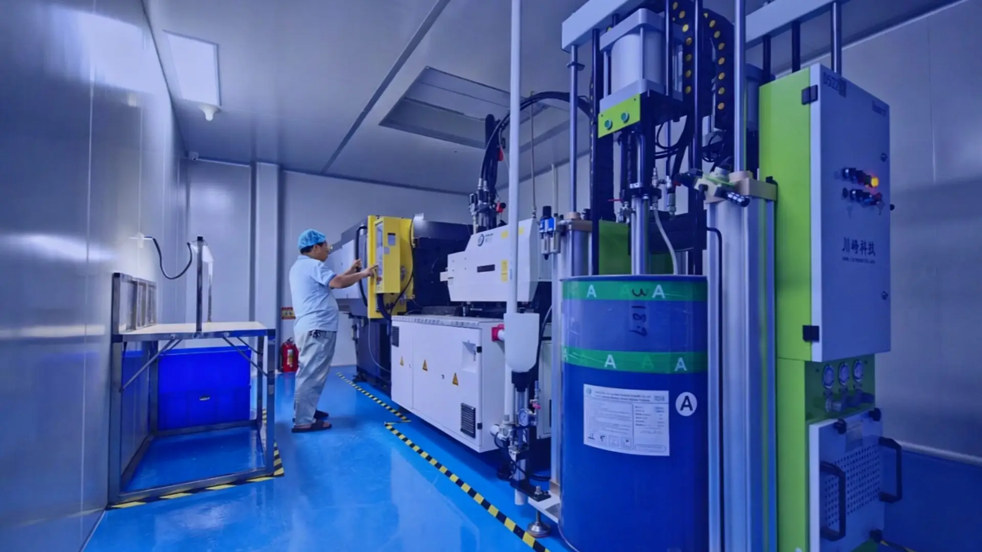 Custom LSR injection molded silicone components for medical and electronic applications.