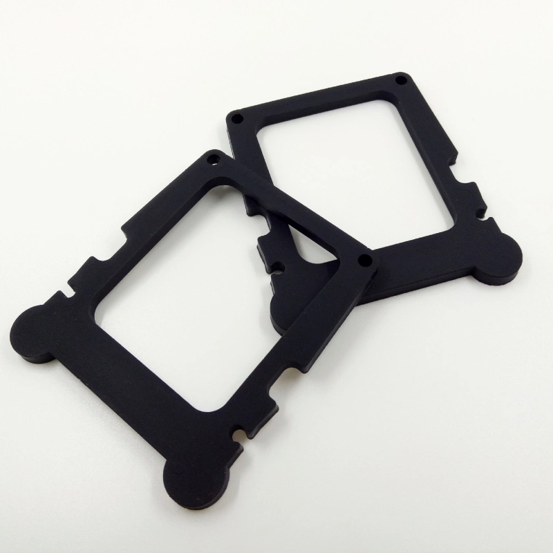 IP67 waterproof rectangular silicone gasket for industrial power supply and electronic enclosures.