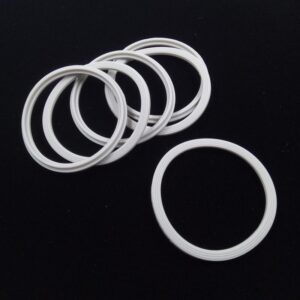 Custom silicone O-ring seal for waterproof industrial equipment.