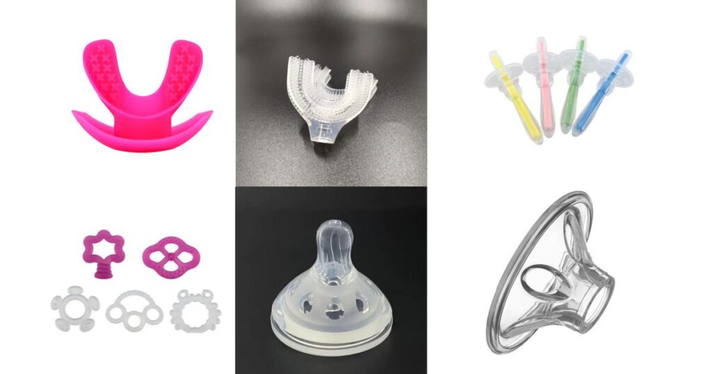 Food-grade and BPA-free baby silicone products manufactured for OEM maternal and infant care brands.