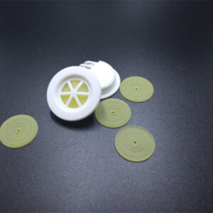 Medical grade silicone valve for respiratory mask systems.
