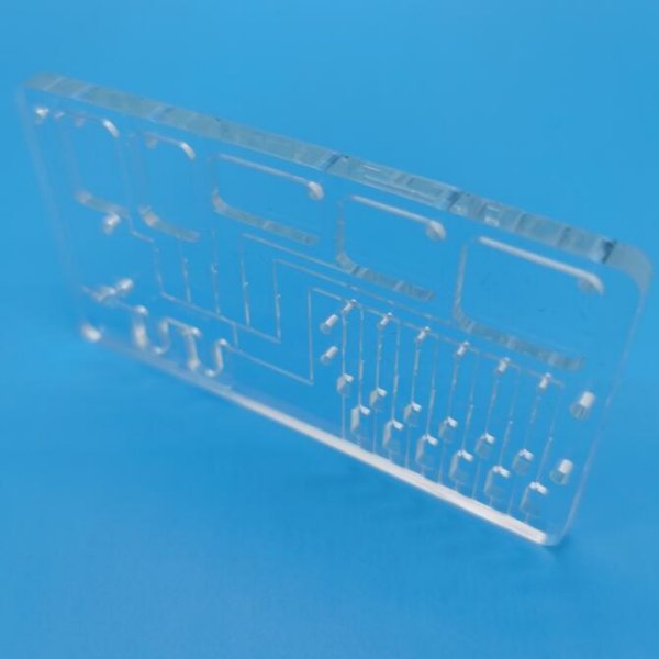Micro-structured optical silicone light guide for beam shaping and diffusion control