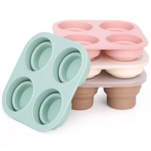 Reusable BPA-free silicone baby food freezer tray with lid.
