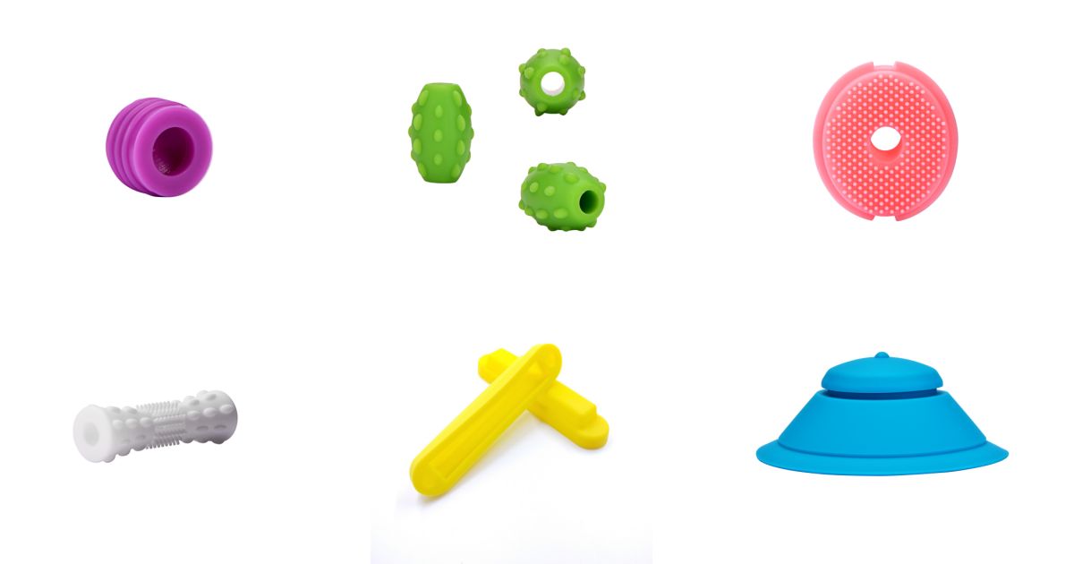 Custom silicone parts components for beauty and personal care tools, skincare and wellness brands