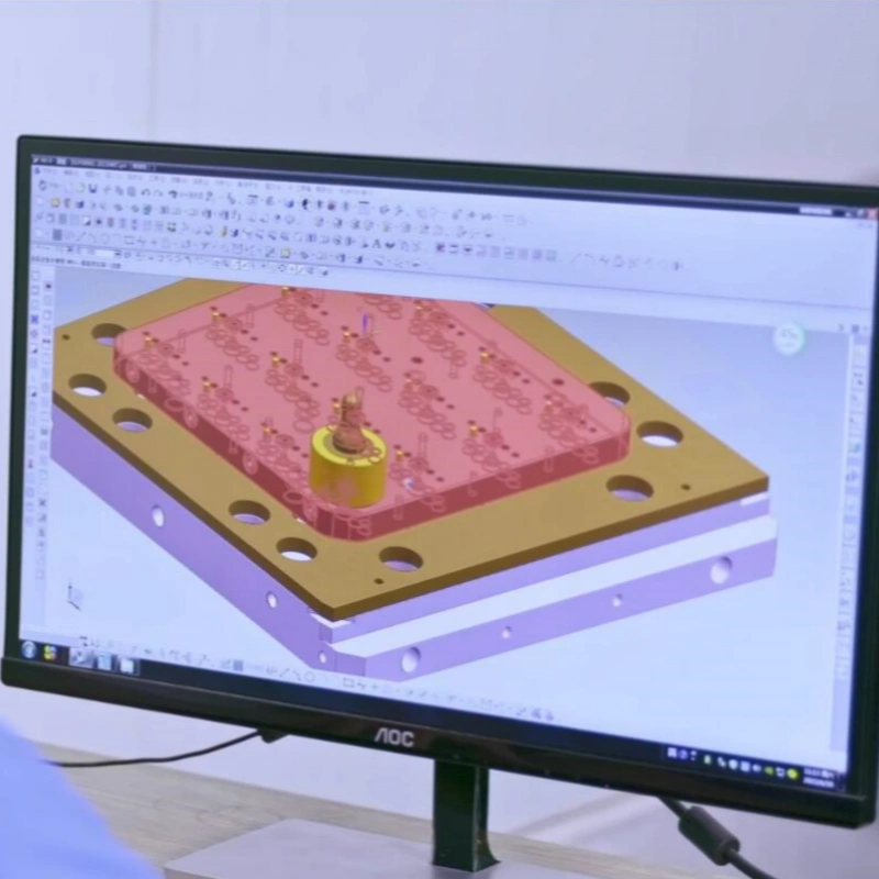 3D CAD mold design and DFM engineering review before tooling fabrication begins